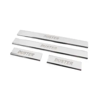 Seuils de porte inox Carmos V2 (4 pcs) Dacia Duster 2008-2018 photo 2