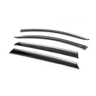 Déflecteurs de Vitres avec Moulure Chromée (4 pcs, Niken) photo 2
