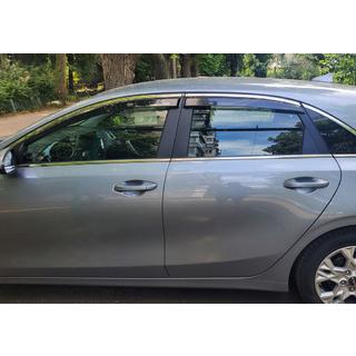 Déflecteurs de Vitres avec Moulure Chromée HB (4 pcs, Niken) Kia Ceed 2018- photo 1