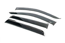 Mercedes X class 2017-2020 Déflecteurs de Vitres avec Moulure Chromée (4 pcs, Niken) photo 2