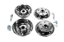 Volkswagen LT 1995-2006 Enjoliveurs en acier inoxydable Exclusive V1 (design 2 cerclages) photo 1