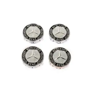 Cabochons de jante 71/75 mm sans anneau (4 pcs, noir V2) photo 2