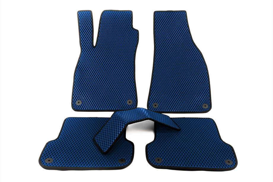 Audi A4 B7 2004-2008 Tapis de sol EVA (Bleus) Image