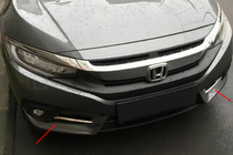 Honda Civic Sedan X 2016-2021 Caches antibrouillard Carmos (2 pcs, inox) photo 1