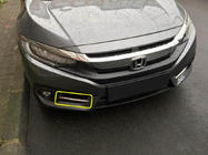 Honda Civic Sedan X 2016-2021 Caches antibrouillard Carmos (2 pcs, inox) photo 4