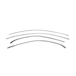 Encadrement supérieur de vitres inox (4 pcs) photo 2