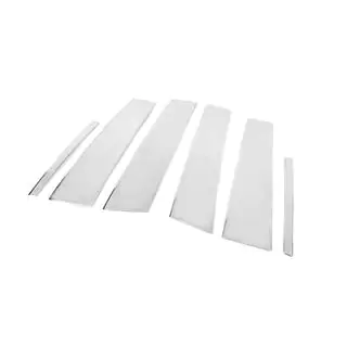 Couvre montants de porte en acier inoxydable (6 pcs) photo 3