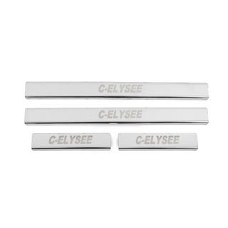 Seuils de porte Carmos V2 (4 pcs, inox)