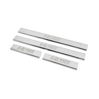 Seuils de porte Carmos V2 (4 pcs, inox) Citroen C-Elysee 2013-2022 photo 2