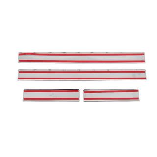 Seuils de porte Carmos V2 (4 pcs, inox) Citroen C-Elysee 2013-2022 photo 4