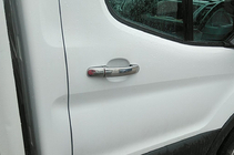 Ford Transit 2014- Couvre-poignées Chromés Carmos (Inox) photo 9