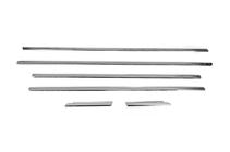 Audi A3 2012-2020 Moulures inférieures de vitre inox photo 3