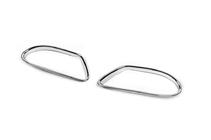 Mercedes ML W163 1997-2005 Caches chromes pour antibrouillards (2 pcs, plastique) photo 2