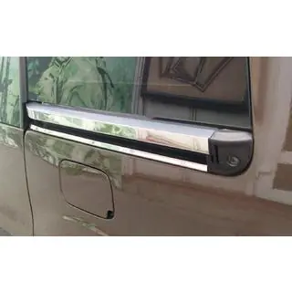 Moulures en acier inox pour portes coulissantes (4 pcs) photo 1