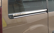 Peugeot Partner Tepee 2008-2018 Moulures en acier inox pour portes coulissantes (4 pcs) Carmos - Acier Inoxydable Turc photo 2