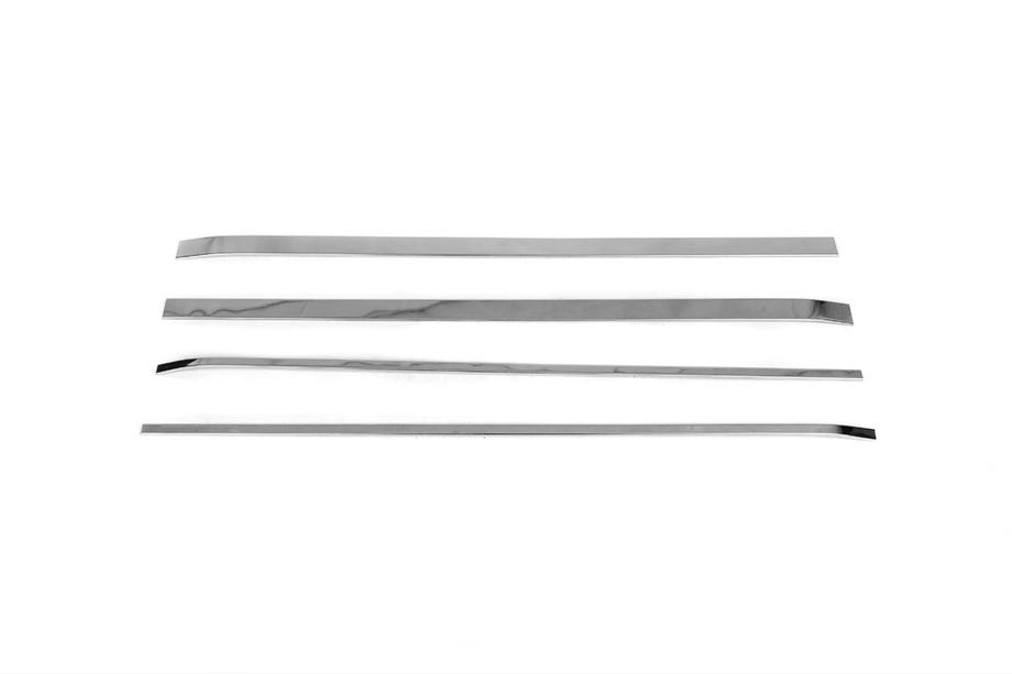 Peugeot Partner Tepee 2008-2018 Moulures en acier inox pour portes coulissantes (4 pcs) Photo 3