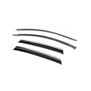 Déflecteurs de vitres avec moulure chromée (4 pcs, Niken) photo 2