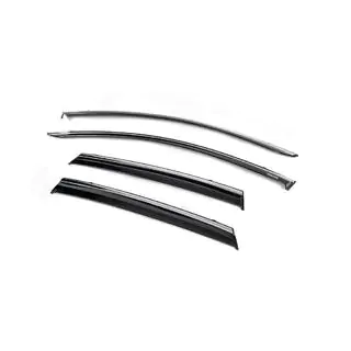Déflecteurs de vitres avec moulure chromée (4 pcs, Niken) photo 2