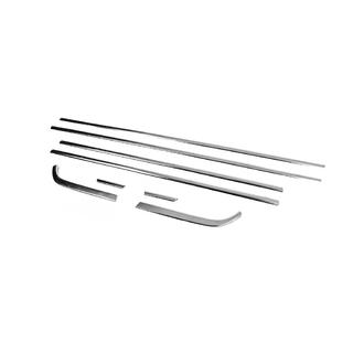 Baguettes de vitres inférieures inox (8 pcs) photo 3