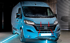 Fiat Ducato 2006-2025 Couvre-calandre 2022+ (3 pcs, inox) photo 1