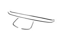 Ford Custom 2013-2022 Couvre-grille de pare-chocs 2018+ (4 pcs, inox) photo 3