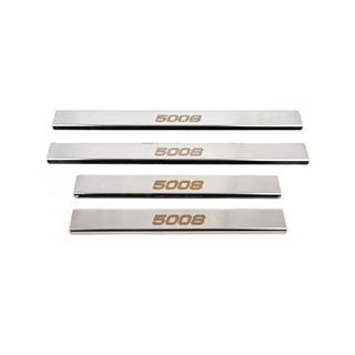 Seuils de porte Carmos (4 pcs, inox)