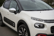 Citroen C-3 2016-2023 Coques de Rétroviseurs (2 pcs, Acier Inoxydable) photo 1