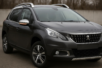 Peugeot 2008 2013-2019 Coques de Rétroviseurs 2016-2019 (2 pcs, Acier Inoxydable) photo 1