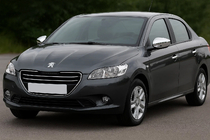 Peugeot 301 2012- Couvre-Rétroviseurs (2 pcs, Acier Inoxydable) photo 1