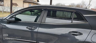 Kia Sportage 2021- Déflecteurs de vitres avec baguette chromée Niken (pour SWB, 4 pcs) photo 5