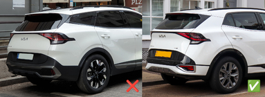 Kia Sportage 2021- Déflecteurs de vitres avec baguette chromée Niken (pour SWB, 4 pcs) photo 9