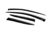 Kia Sportage 2021- Déflecteurs de vitres avec baguette chromée Niken (pour SWB, 4 pcs) photo 8
