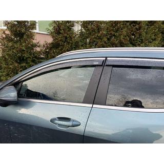 Déflecteurs de vitres avec baguette chromée Niken (pour SWB, 4 pcs) Kia Sportage 2021- photo 1