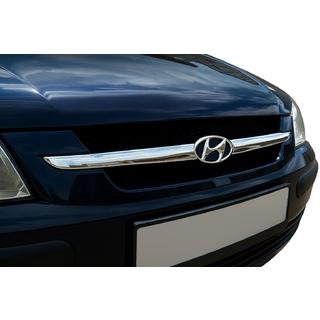 Couvre-calandre chromés (2 pcs, inox) Hyundai Getz 2002- photo 1