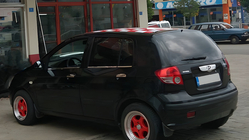 Hyundai Getz 2002- Encadrement extérieur de vitres inox (6 pièces) Carmos - Acier Inoxydable Turc photo 4