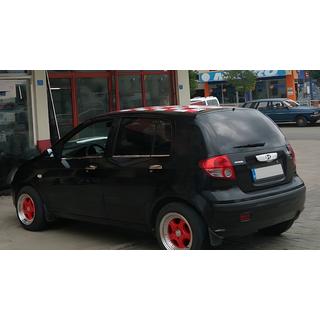 Encadrement extérieur de vitres inox (6 pièces) Hyundai Getz 2002- photo 4