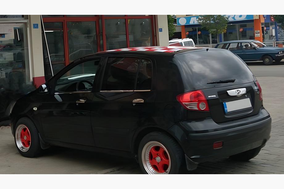 Hyundai Getz 2002- Encadrement extérieur de vitres inox (6 pièces) Photo 4