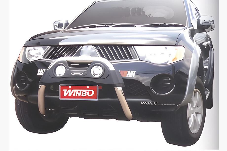 Mitsubishi L200 2006-2015 Pare-buffle A124551 sans fixations (inox) Image