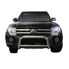 Mitsubishi Pajero Wagon IV 2006-2021 Pare-buffle A126142 (sans fixations, inox) photo 1