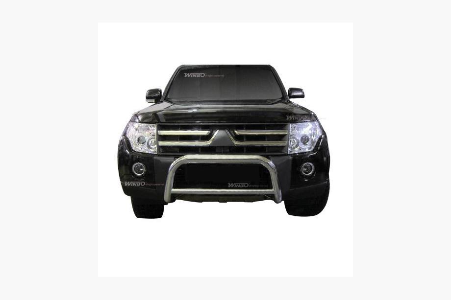 Mitsubishi Pajero Wagon IV 2006-2021 Pare-buffle A126142 (sans fixations, inox) Image