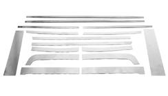 Toyota FJ Cruiser 2006-2022 Kit moulures de vitres inox 16 pièces photo 14