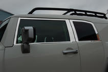 Toyota FJ Cruiser 2006-2022 Kit moulures de vitres inox 16 pièces photo 3