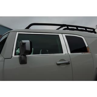 Kit moulures de vitres inox 16 pièces Toyota FJ Cruiser 2006-2022 photo 3