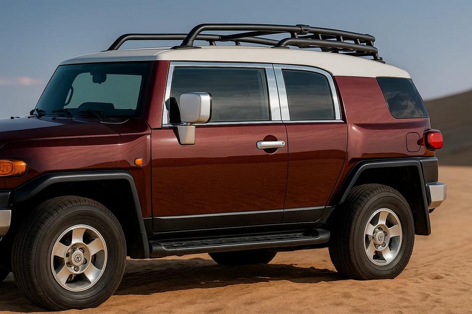 Toyota FJ Cruiser 2006-2022 Kit moulures de vitres inox 16 pièces Image