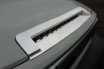 Toyota FJ Cruiser 2006-2022 Baguettes de capot chromées (acier inoxydable) photo 1