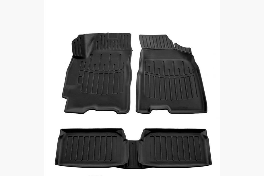Chery Tiggo 2 2014- Tapis de sol en caoutchouc Stingray 3D (5 pcs, polyuréthane) Image