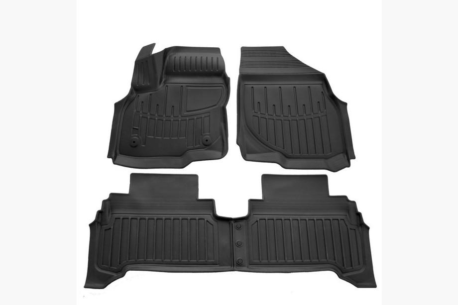 Chevrolet Bolt 2016-2023 Tapis de sol caoutchouc Stingray 3D (4 pcs, polyuréthane) Image