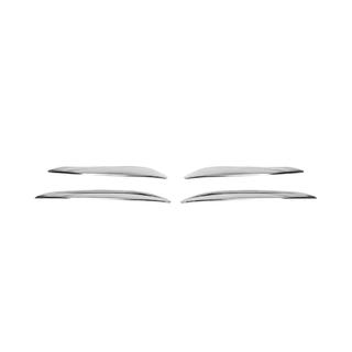 Caches lateraux en acier inox pour pare-chocs avant 2020+ Mercedes E-class W213 2016-2023 photo 2