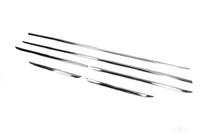 Mercedes E-class W213 2016-2023 Moulures de porte chromées Type-2 (6 pcs, inox) photo 3