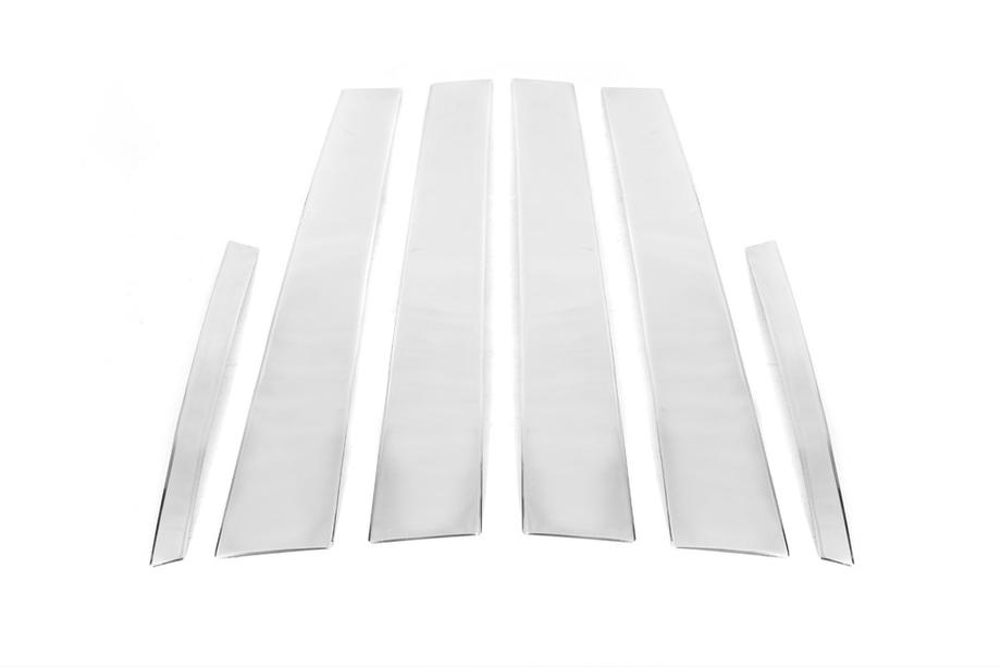 Mercedes S-class W221 2005-2013 Couvre-montants en acier inoxydable (6 pcs) Photo 2
